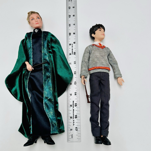 Mattel Harry Potter Hermione Minerva McGonagall Dumbledore Wands Doll Lot of 4 - Picture 15 of 16